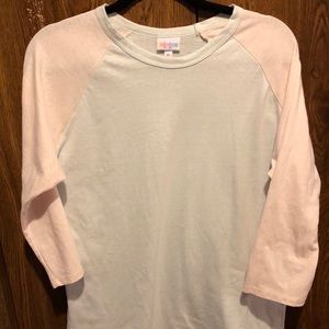 LuLaRoe Randy pink and blue